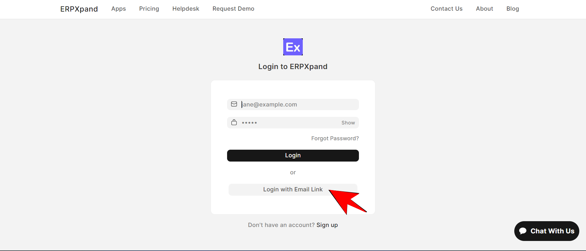 Login Into Your ERPXpand With An Email Link - Cover Image