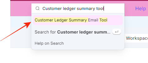 Customer ledger email tool - Cover Image